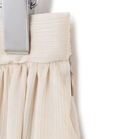 23区 【一部店舗限定/洗える】クレープシフォン フレア スカート