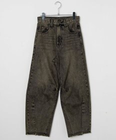 WEGO ヴィンテージウォッシュカーブデニムパンツ