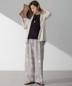 23区 【CanCam10月号掲載/新色追加】シャイニーシアー ノースリーブ ニット