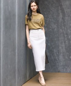 23区 S 【SLOW/一部店舗限定】MVSコットン ロゴTシャツ