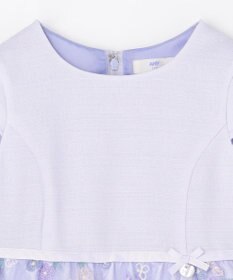 ANY KIDS 花柄刺繍ワンピース