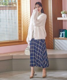 Tiaclasse 【洗える】シャギーニットカーディガン