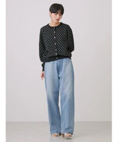 AMERICAN HOLIC エコカルットＤｏｔクルーネックカーディガン