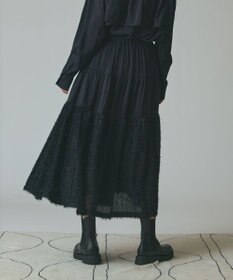 GRACE CONTINENTAL フェザージャガードコンビスカート