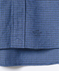 J.PRESS MEN コットンネルハウンドツース シャツ