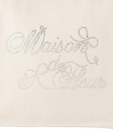 Maison de FLEUR チュールハンドルローズスクエアトートバッグ