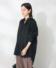 CRAFT STANDARD BOUTIQUE デシンフリル刺繍スリーブブラウス