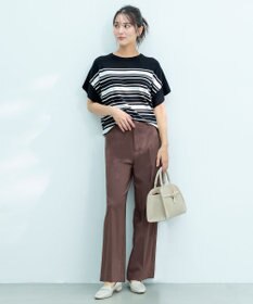 ANY SIS エアリーストレッチ ワイドパンツ
