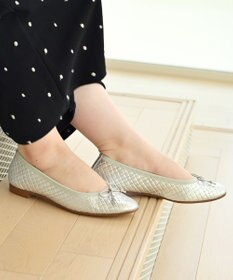 nouvelleRobe Oū 【本革・高反発】Square スクエアトゥ メッシュバレエシューズ