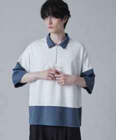 WEGO ドルマンポンチハーフジップT（S）