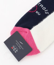 23区GOLF 【WOMEN】カラーブロックアンクル