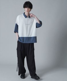 WEGO ドルマンポンチハーフジップT（S）