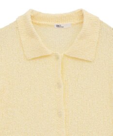 CRAFT STANDARD BOUTIQUE ブークレヤーン衿付きニットカーディガン