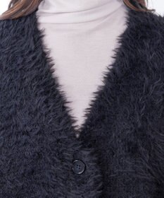 Tiaclasse 【洗える】シャギーニットカーディガン