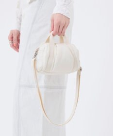 LeSportsac SHEEN MINI DUFFEL/ホワイトマシュマロ