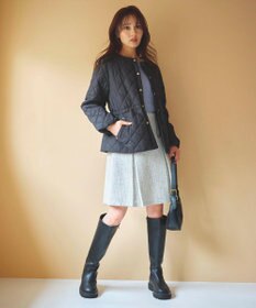 Feroux 【セットアップ対応】ツイードミニ スカート