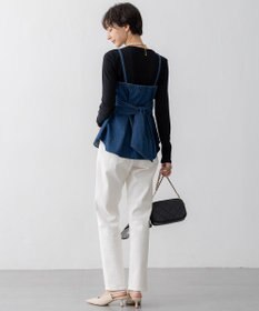 23区 【洗える】ライトダンガリー ビスチェ