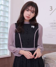 Tiaclasse ウェーブリボン ブローチ