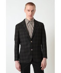 DAKS グレンチェック ジャージージャケット