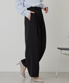 AMERICAN HOLIC 【イージーケア】タックストレートパンツ