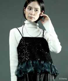 Green Parks ＦＡＮＴＡＳＩＡ／スパンコール総柄ビスチェ