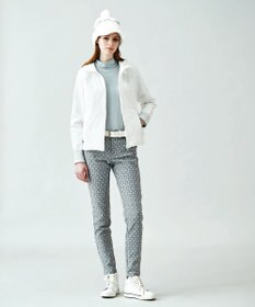 23区GOLF 【WOMEN】【撥水・ストレッチ】ニット×中綿ブルゾン