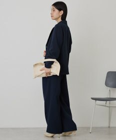 AMERICAN HOLIC 【イージーケア】タックストレートパンツ