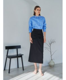 YECCA VECCA シャーリングロングナロースカート