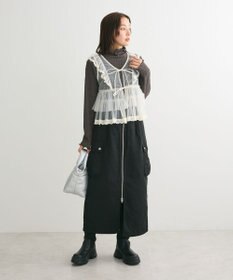 Green Parks ・ＥＬＥＮＣＡＲＥ　ＤＵＥ　チュールラッフルベスト