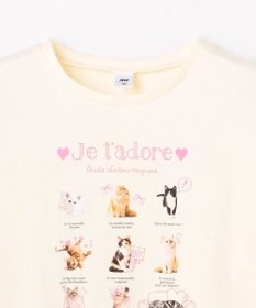 ANY KIDS 【綿100%】ネコアソート 長袖Tシャツ