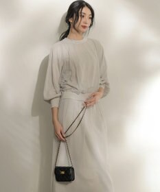 組曲 S 【WEB限定】チュールニット×リバーシブルスカート セット