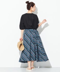 ANY 【ウエストゴム】マドラスチェック スカート