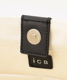 ICB ポーチ付き キャンバストート バッグ