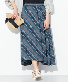 ANY 【ウエストゴム】マドラスチェック スカート