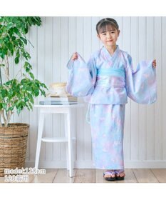 Mother garden マザーガーデン 2024 キッズ2WAY セパレート  浴衣 《野いちご 水彩柄》 110/120/130/140