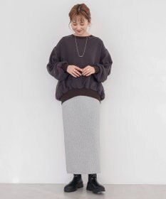 AMERICAN HOLIC オーガンジーレイヤードスウェット