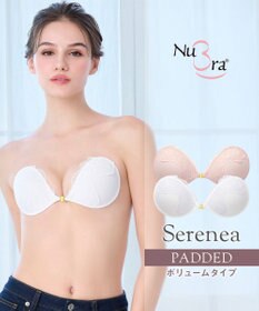 BRADELIS New York 【NuBra / ボリュームアップ】パテッドヌーブラ PD セリーネア 蒸れにくい バックレス コレクション デザインヌーブラ 正規品