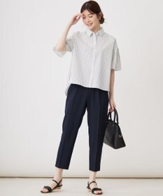 ANY SIS S 【洗える】クロップド シャツ