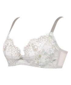 WACOAL 【リボンブラ】 【脇すっきり】 ブラジャー 脇高設計 着やせシルエット 動いても谷間をキープ ペアショーツあり レディース BRB413 /ワコール