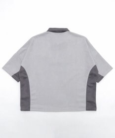 WEGO 【ユニセックス着用ITEM/MLサイズ展開】フェイクスウェードドルマンハーフZIPT（SS）