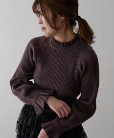 Green Parks ・ｓｗｉｎｇ　ｂｙ　キャンディスリーブリブニット