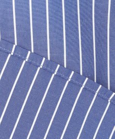 ANY 【洗濯機可】ラメストライプ半袖シャツブラウス