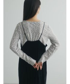 Green Parks armonia．ベロアキャミワンピース