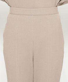 uncrave プリーツリブ スリットパンツ