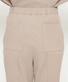 uncrave プリーツリブ スリットパンツ