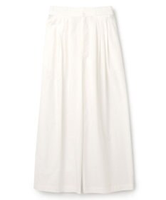 uncrave 【ご好評につき追加生産】カラータイプライター タックワイドパンツ（uncrave WHITE）