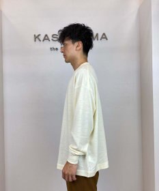 KASHIYAMA 【ウォッシャブル】ウールジャージークルーネックニット