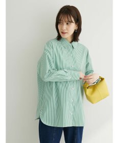 Green Parks ・ＥＬＥＮＣＡＲＥ　ＤＵＥ　パールボタンシャツチュニック