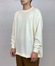 KASHIYAMA 【ウォッシャブル】ウールジャージークルーネックニット