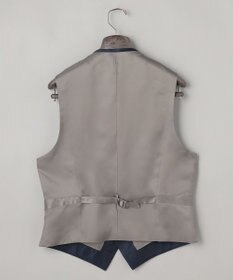 GOTAIRIKU シワになりにくい/通年素材【御幸毛織/みゆきけおり】Superio160 ベスト_ダークグリーン